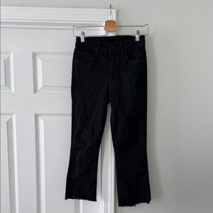 MOTHER Insider Crop Step Fray Jeans Size 25
